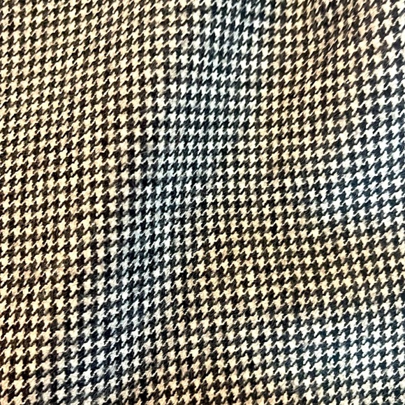Mark Shale Black & White Lined 100% Worsted Wool Skirt Size 10 - Picture 4 of 4